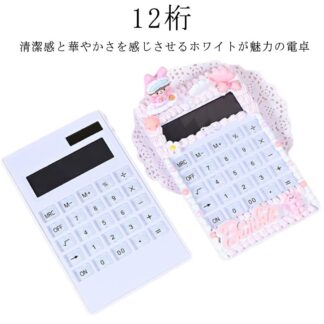 電卓 12桁 太陽電池 カラー電卓 カラフル電卓 計算機 計算 オフィス用品 事務用品 デスク用品 ステーショナリー 文房具 12ケタ オフィス 仕事 事務 卓上 おしゃれ かわいい デスク