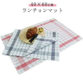 ランチョンマット 40 60 60cm 40cm 40cm×60cm 4060 40×60 小学校 幼稚園 綿 コットン 洗える 大判 ギンガムチェック 布