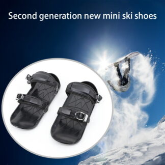 新型 スキー用品 スキー板 メンズ レディース ミニスキーシューズ 屋外スノーボード ミニスノーシューズ ショートスキー スノーブーツ スキーシューズ スキーブーツ 軽量 調整可能 瞬時脱着 持