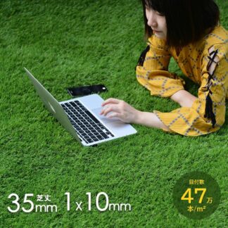 人工芝 ロール 1m×5m 1m×10m芝丈20mm ピン12本つき 2色立体感 透水穴つき リアル ふかふか 高品質 色落ちにくい 抜けにくい 復 高密度
