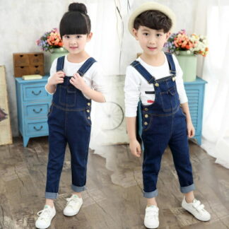 サロペット オーバーオール デニム キッズ ベビー 子供 男の子 女の子 兼用オーバーオー ロングパンツ 春秋着 韓国 ジーンズ おしゃれな子供服デニムパンツ ボトムスカジュアルパンツ 子供服