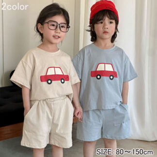 子供服 キッズ 夏服 かわいい 韓国 兄妹 お揃い tシャツ 半袖 パンツ 上下セット 男の子 女の子 おしゃれ ベビー服 カジュアル ベビー 赤ちゃん 幼稚園 誕生日入学 入園 春 小学生