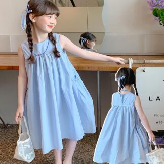 子供 ワンピース 女の子 キッズ ノースリーブ 子供服 春 夏 カジュアル ナチュラル フォーマル 子ども 可愛い ジュニア ガールズ ピアノ 発表会 入学式 旅行 aライン ゆったり 入園式
