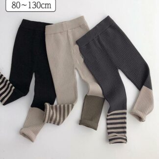 キッズ ベビー服 子供服 男の子 女の子 ウールレギンス ニット ボーダー柄 冬服 春服 秋服 ジュニア おそろい 洋服 オシャレ 80cm 100cm 110cm 120cm 90cm