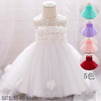 子供キッズドレス 刺繍 花柄 ノースリーブ ドレス リボン 可愛い プリンセス ワンピース ジュニア 子供服 女の子 フォーマル パーティードレス イベント 子ども 演奏会 ピアノ 卒業式