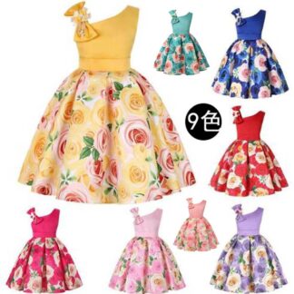 子供ドレス ドレス 子供 フォーマル ワンピース結婚式 キッズ ドレス女の子 ジュニア 子供服 花柄 ワンピース ダンス衣装 キッズドレス ハロウィン仮装 結婚式 ピアノ発表会 お 七五三