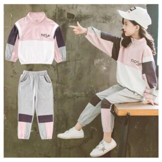 学生 セットアップ 子供服 2点セット スポーツウェア 長袖 トップス アウター+ ロングパンツ男の子女の子 パーカー スウェット +運動ズボン子供服 男の子 上下セットアップ ジャージ トッ