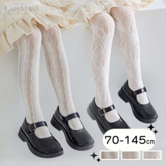 夏 子供 薄手 夏物 タイツ ストッキング 網タイツ 透け感 フォーマル キッズ 女の子 白 95-150cm ジュニア 入学式 卒業式 発表会 コンクール 入園式 ソックス 靴 卒園式