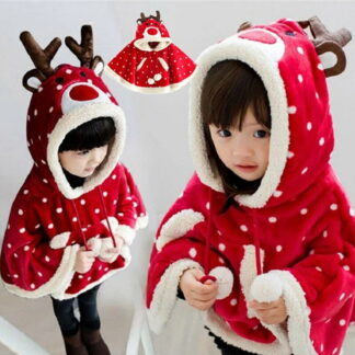 サンタ服 キッズ マント 女の子 サンタコスプレ クリスマス衣装 コスチューム 仮装 演出服 パーティー クリスマスプレゼント 子供 クリスマス コスプレ 鹿 トナカイ サンタ サンタクロース