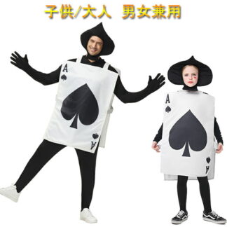 衣装 仮装 キッズ 大人 ハロウィン コスチューム トランプボーイ 子供 親子服 アリス 大人用 文化祭 学園祭 演出服 変装 パーティー ク 仮装用