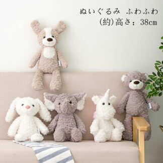 ぬいぐるみ ふわふわ 赤ちゃん ベビー キッズ ベビーおもちゃ ソフトトイ おもちゃ 贈り物 出産祝い クリスマス プレゼント ギフト 女の子 男の子 くま いぬ かわいい うさぎ