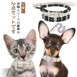 首輪 セット おしゃれ リード おすすめ かわいい 犬用 お洒落 犬 犬用リード 小型犬 中型犬 ビーズ 可愛い ペットのお散歩用品 お散歩 犬首輪 犬の首輪 犬のリード 犬用首輪